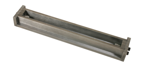 SHRINKAGE BAR MOULD - 25 X 25 X 282 MM SINGLE COMPARTMENT